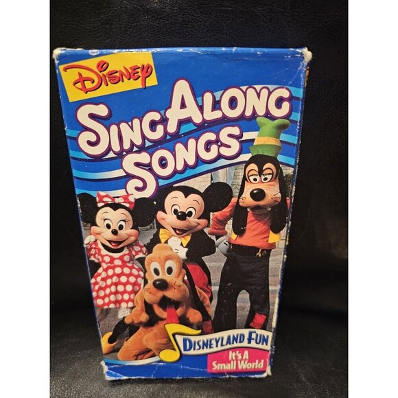 Disney Sing Along Songs Disneyland Fun Its a Small World VHS Home Video Vintage - Picture 1 of 6